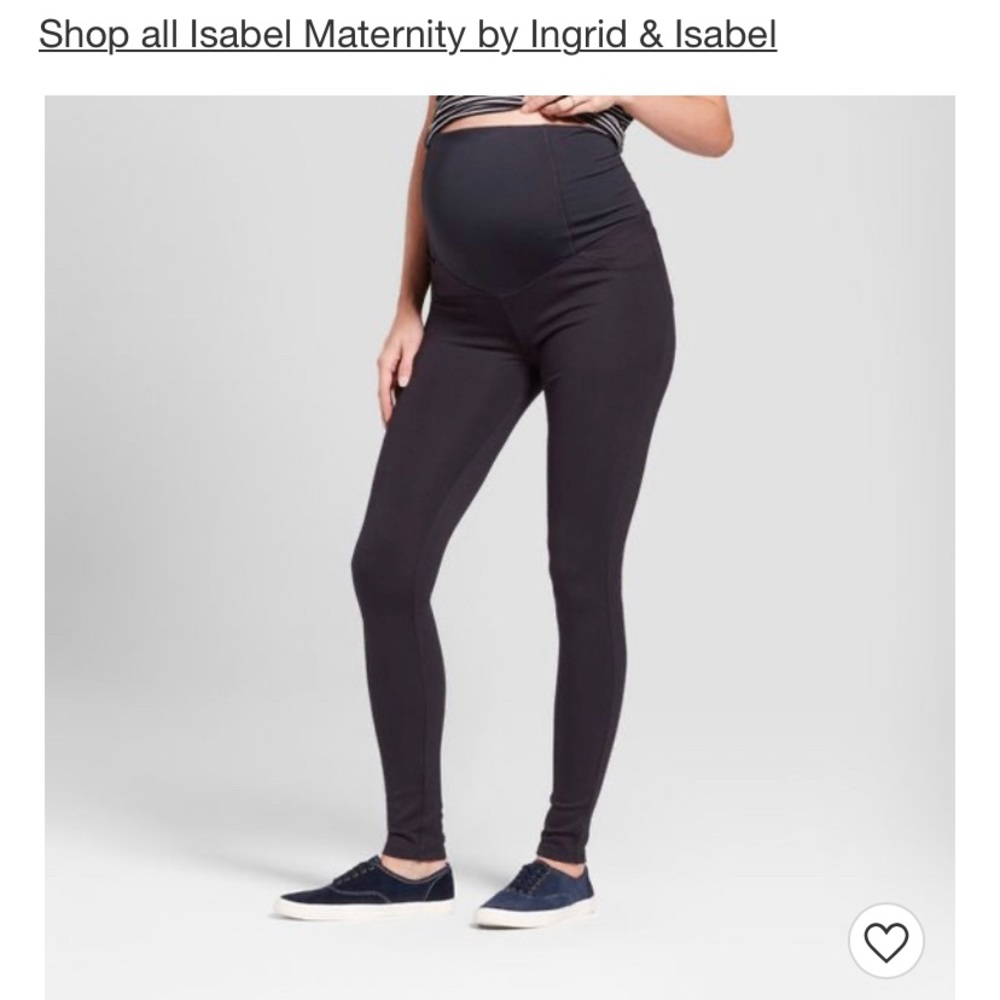 Isabel Maternity Black Legging